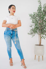 CROPTOP LOGO T-SHIRTS