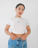 CROPTOP LOGO T-SHIRTS